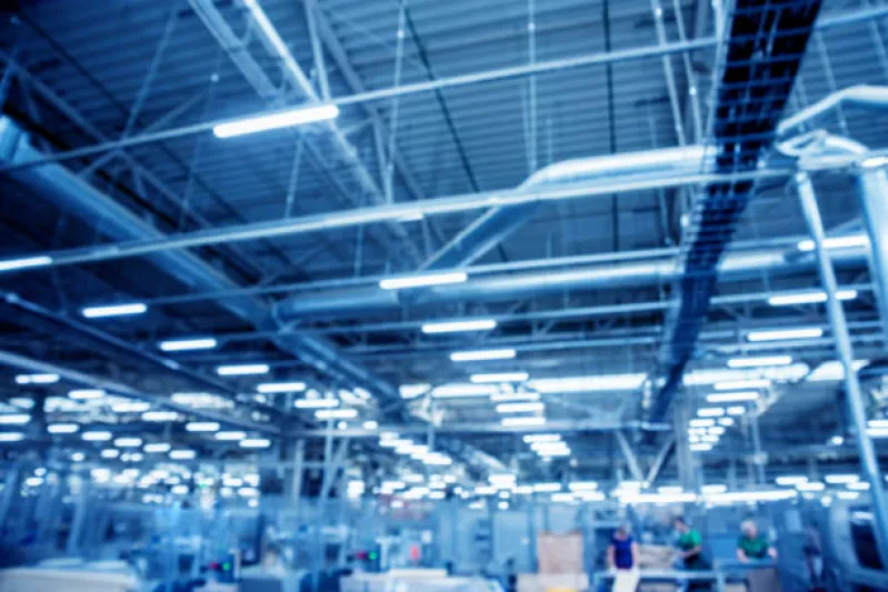 iluminação de estilo industrial