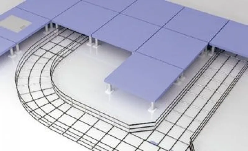 Montagem de Eletrocalha Plástica para Construção